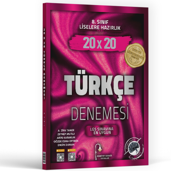 E.SOKAĞI 8.SINIF DENEME 20*20 TÜRKÇE - 25-26